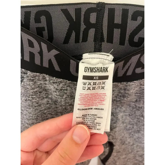 Gymshark gray black sculpt leggings XS - Picture 2 of 3